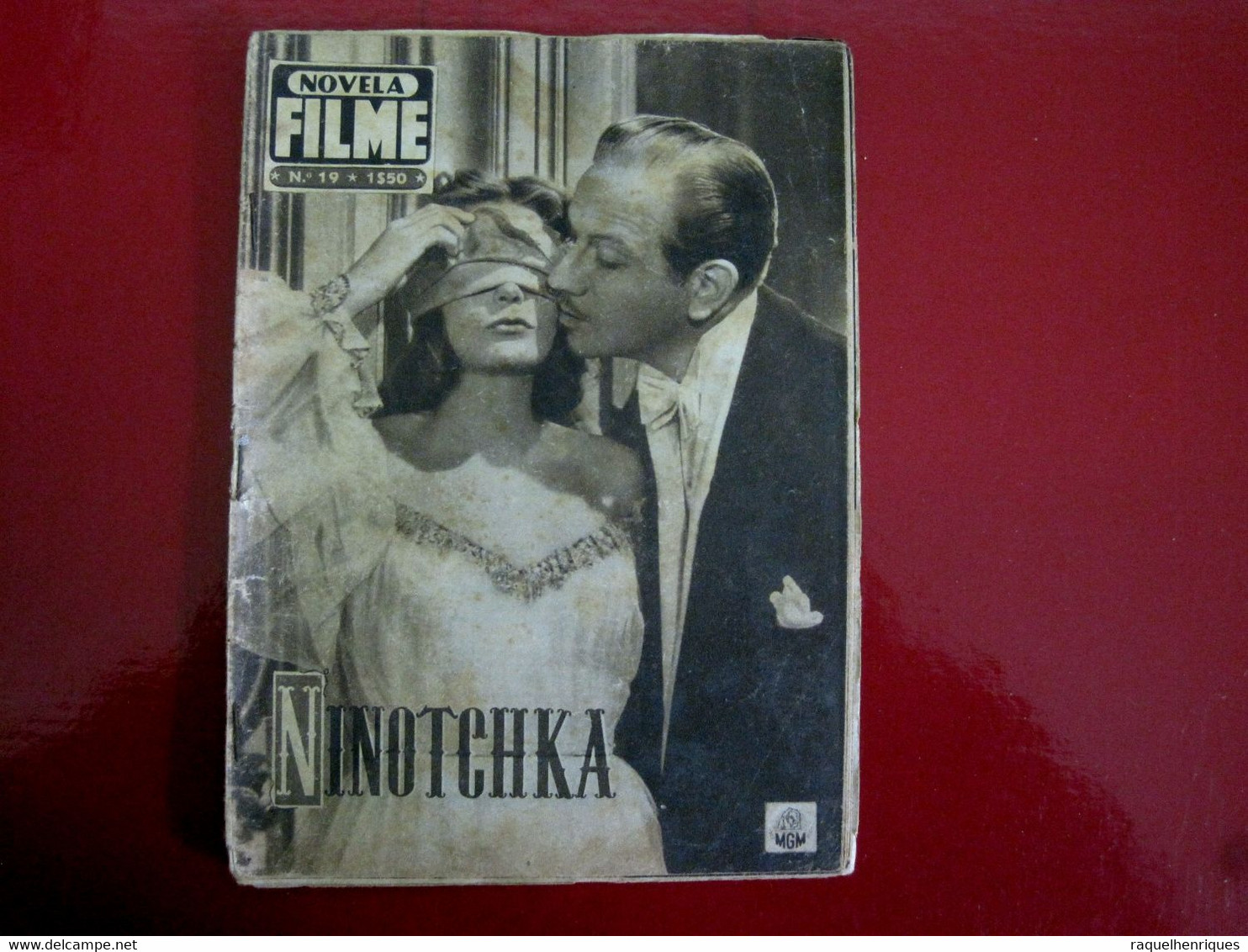 Ninotchka 1939 -  Greta Garbo, Melvyn Douglas, Ina Claire - PORTUGAL MAGAZINE - NOVELA FILME Nº 19 - Zeitungen & Zeitschriften