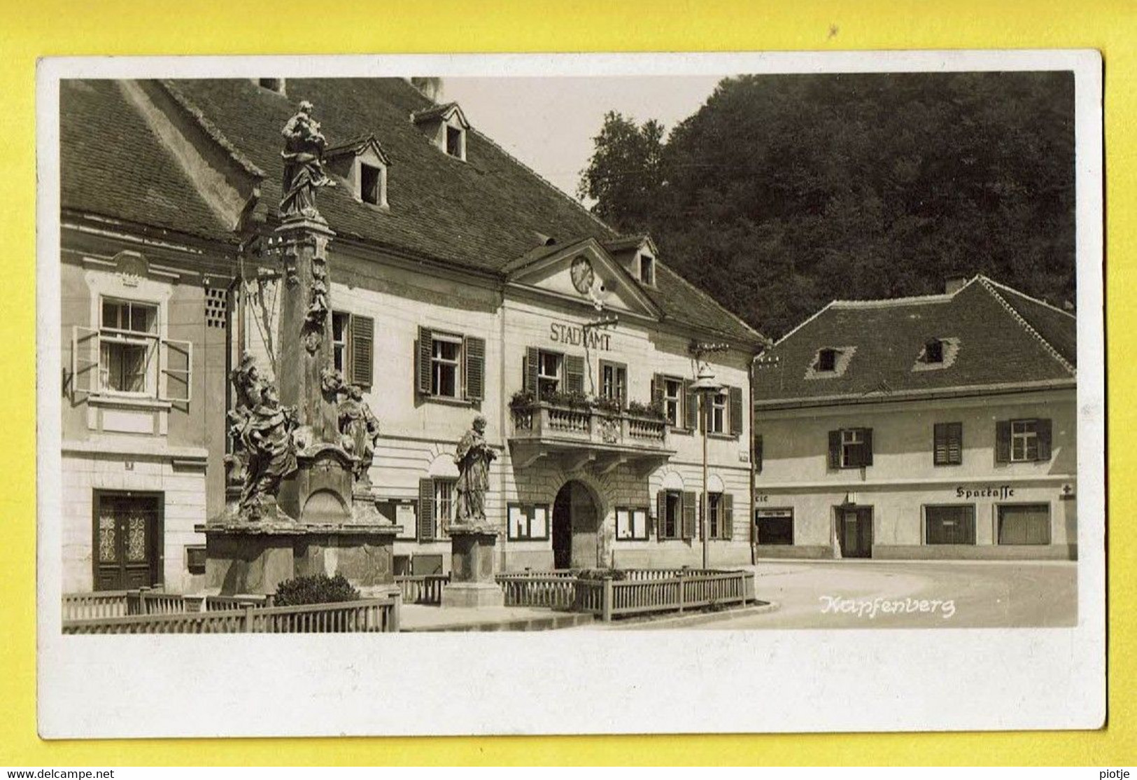 * Kapfenberg (Styrie - Austria - Ostenreich) * (Lichtbildwerkstatte Franz Pachleitner 1940/41) Sparkasse, Stadtamt, Rare - Kapfenberg