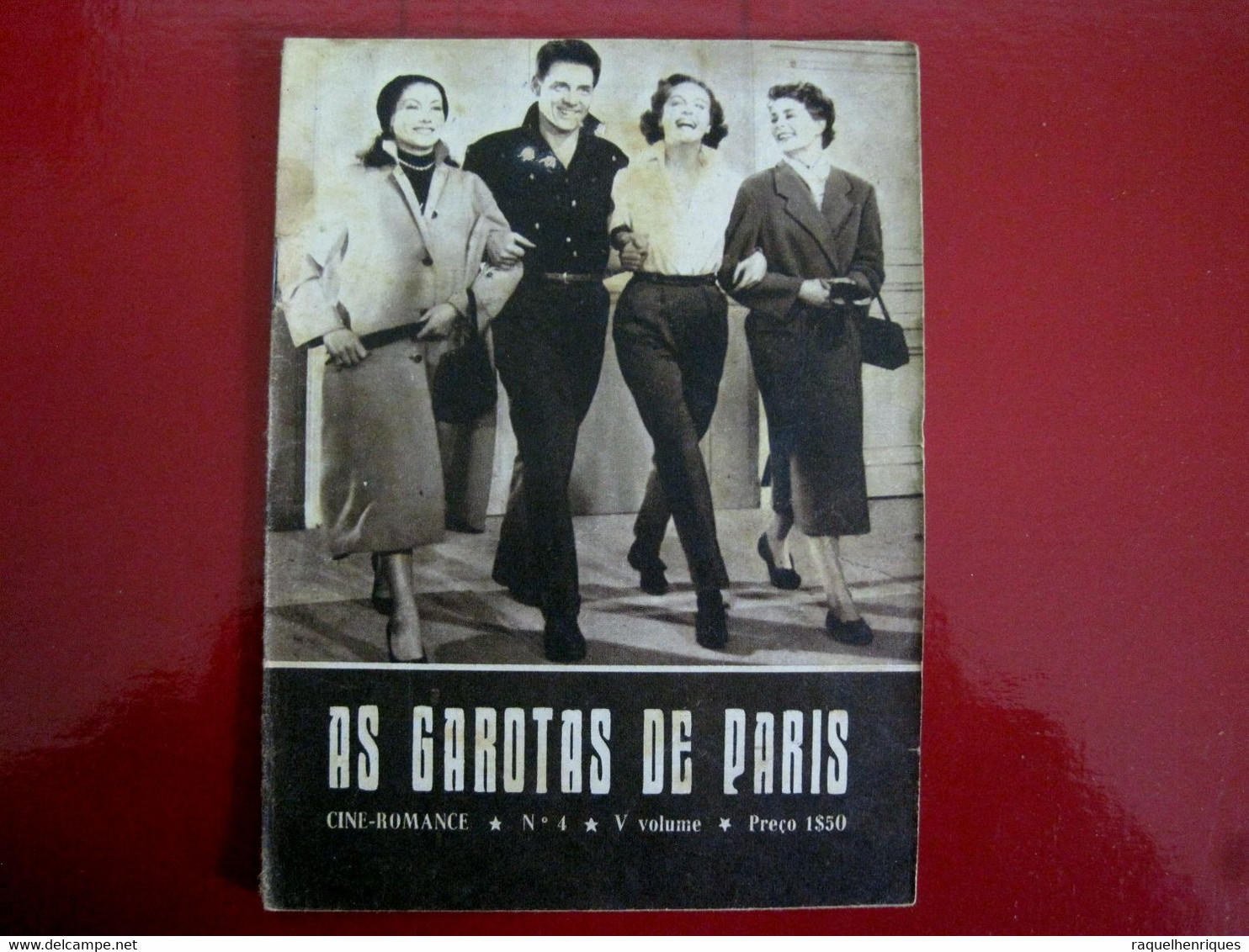 Mademoiselle De Paris 1955 - Jean-Pierre Aumont, Nadine Basile, Raphaël Patorni - PORTUGAL MAGAZINE - CINE ROMANCE Nº 4 - Magazines