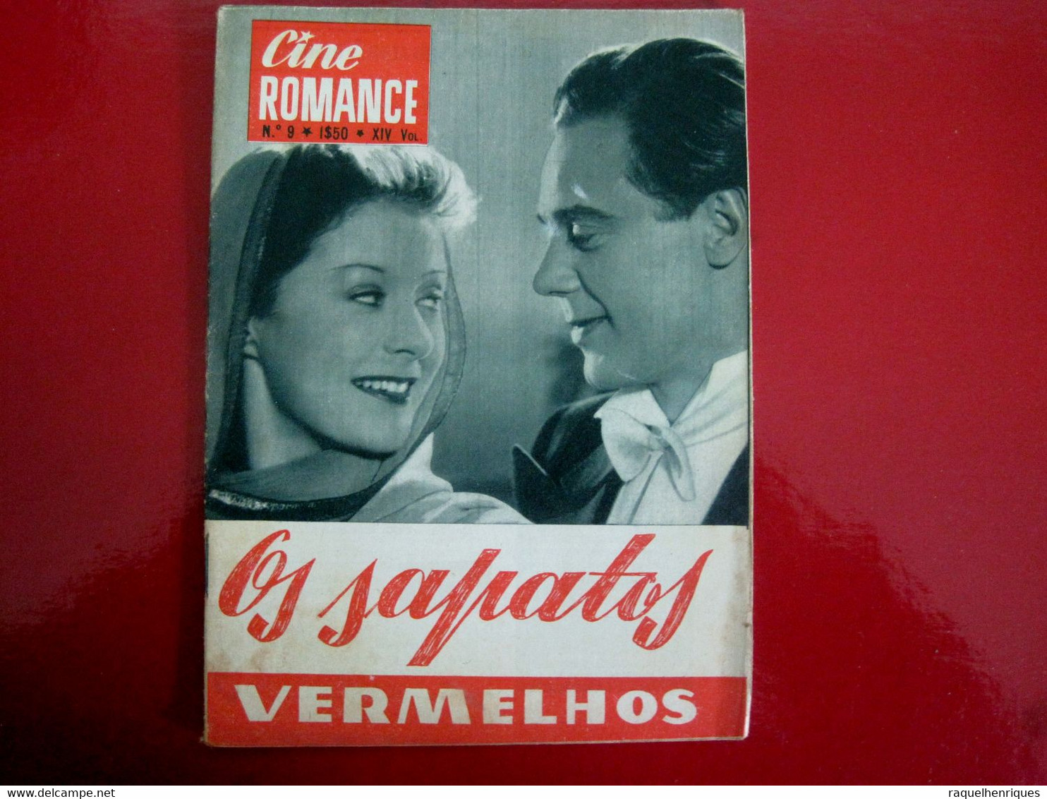 The Red Shoes 1948 - Anton Walbrook, Marius Goring, Moira Shearer - PORTUGAL MAGAZINE - CINE ROMANCE Nº 9 - Revues & Journaux