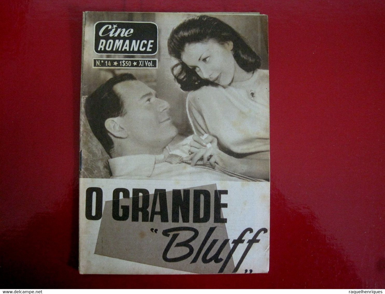 Le Grand Bluff 1957 - Eddie Constantine, Dominique Wilms, Mireille Granelli - CINE ROMANCE Nº 14 - Revistas & Periódicos