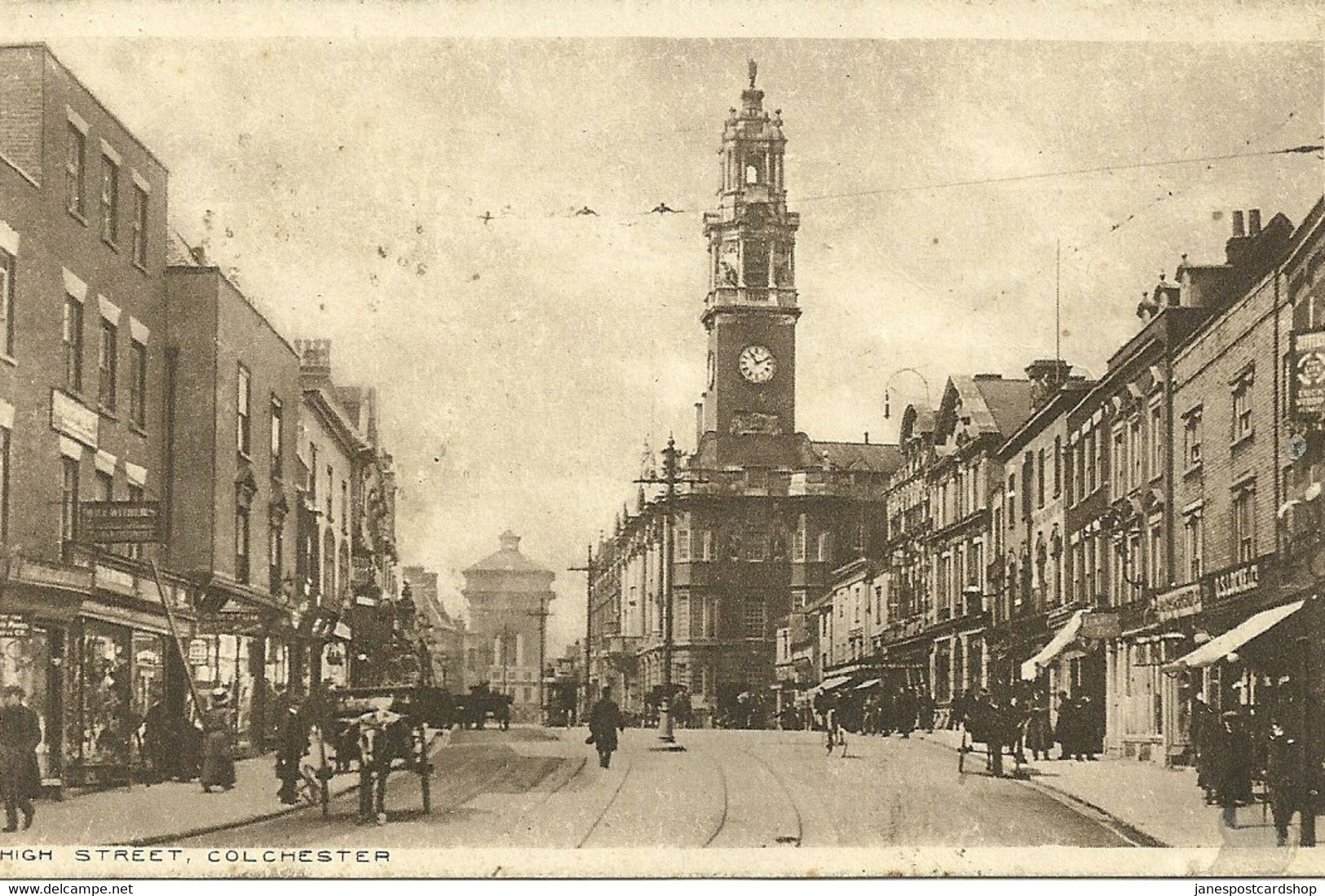 HIGH STREET - COLCHESTER - ESSEX - HORSE & CART - Colchester