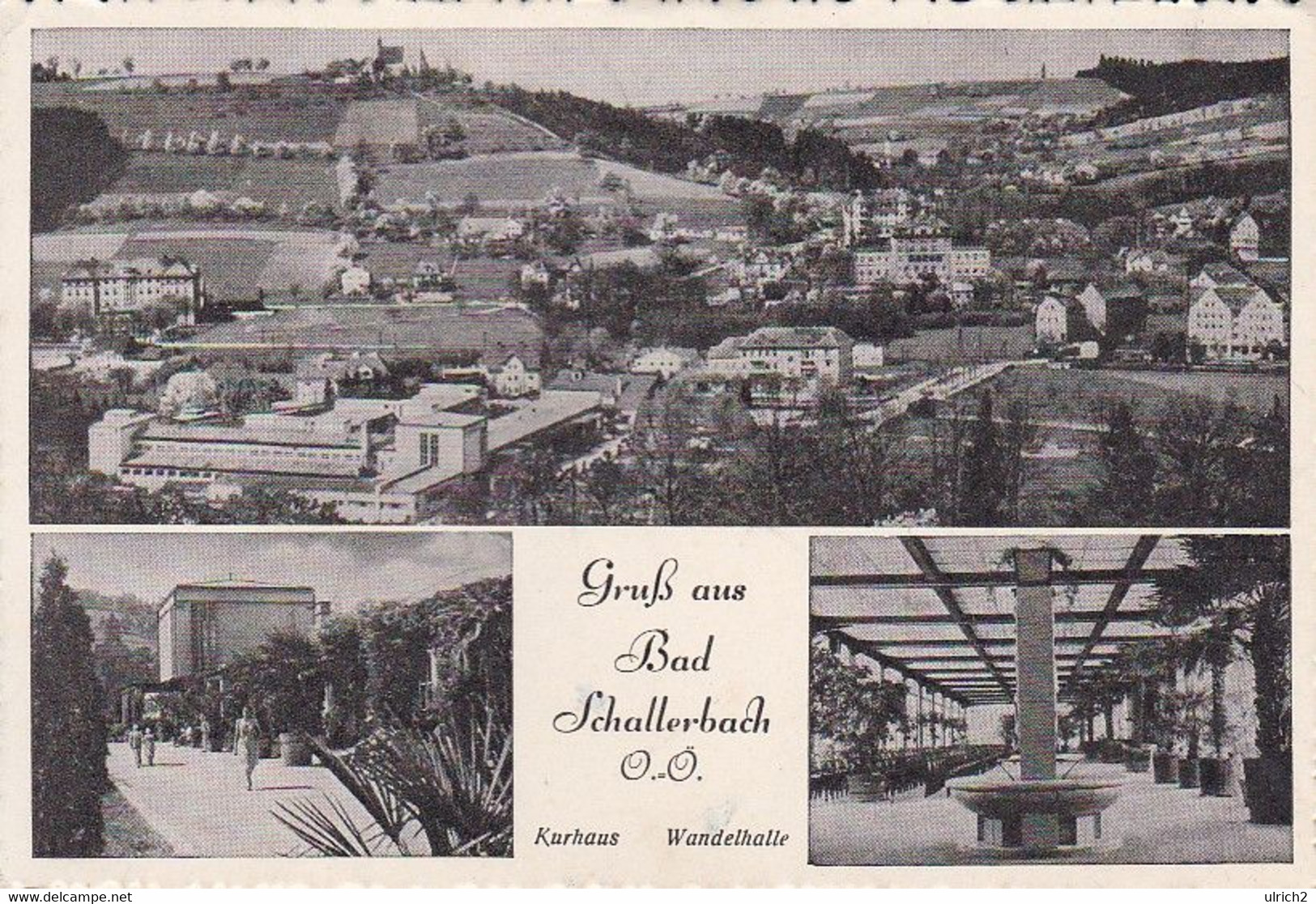 AK Gruß Aus Bad Schallerbach - Kurhaus Wandelhalle - 1952 (53001) - Bad Schallerbach