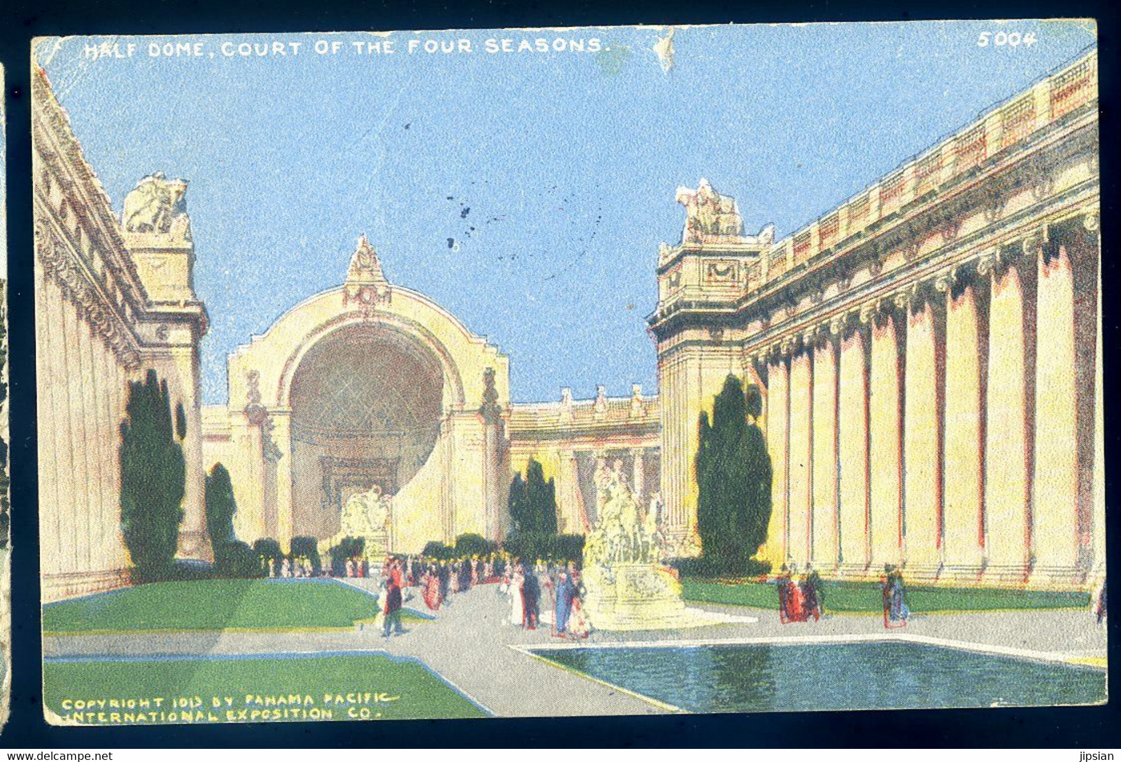 Cpa Etats Unis San Francisco 1915 Half Dome Court Of The Four Seasons  Panama Pacific International Exposition AVR20-189 - San Francisco