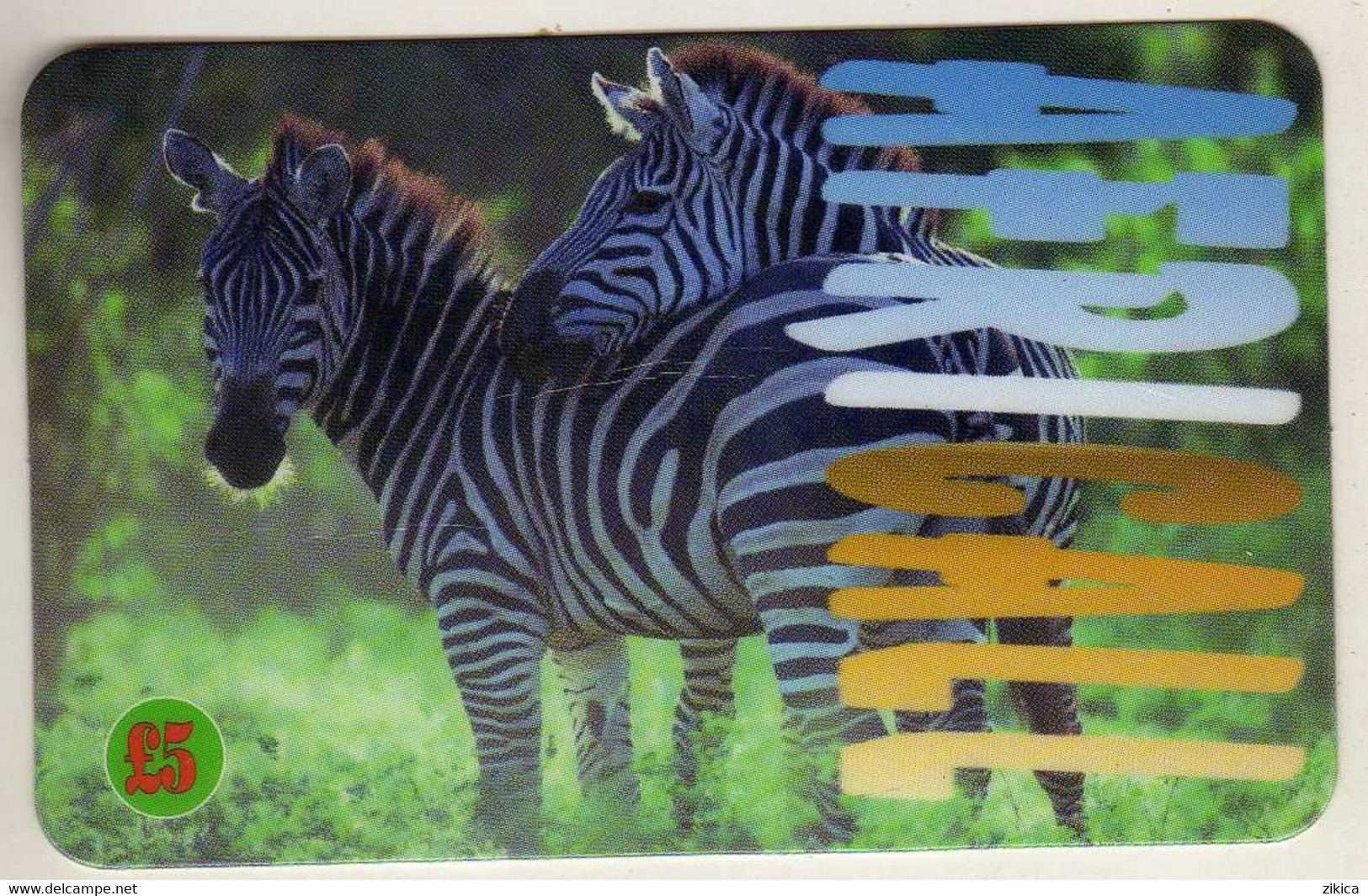 Phonecard - Zebra,Africa - Chevaux