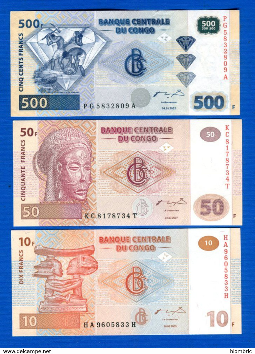 Congo  Ex  Belge  6  Billets - República Del Congo (Congo Brazzaville)