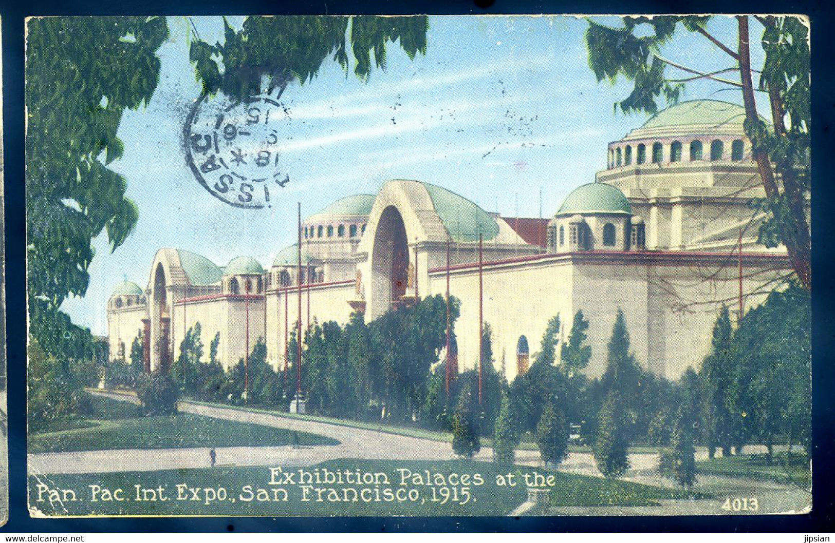 Cpa Etats Unis San Francisco 1915 Exhibition Palace  At The Panama Pacific Exposition AVR20-189 - San Francisco