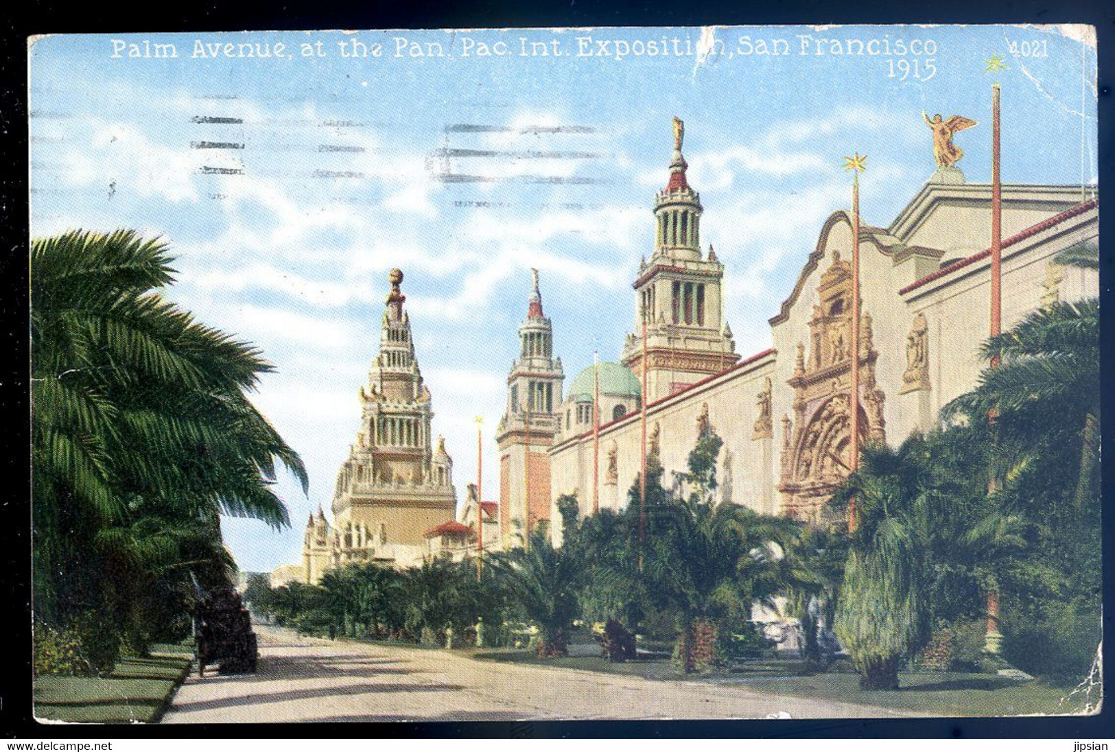 Cpa Etats Unis San Francisco 1915 Palm Avenue  At The Panama Pacific Exposition AVR20-189 - San Francisco