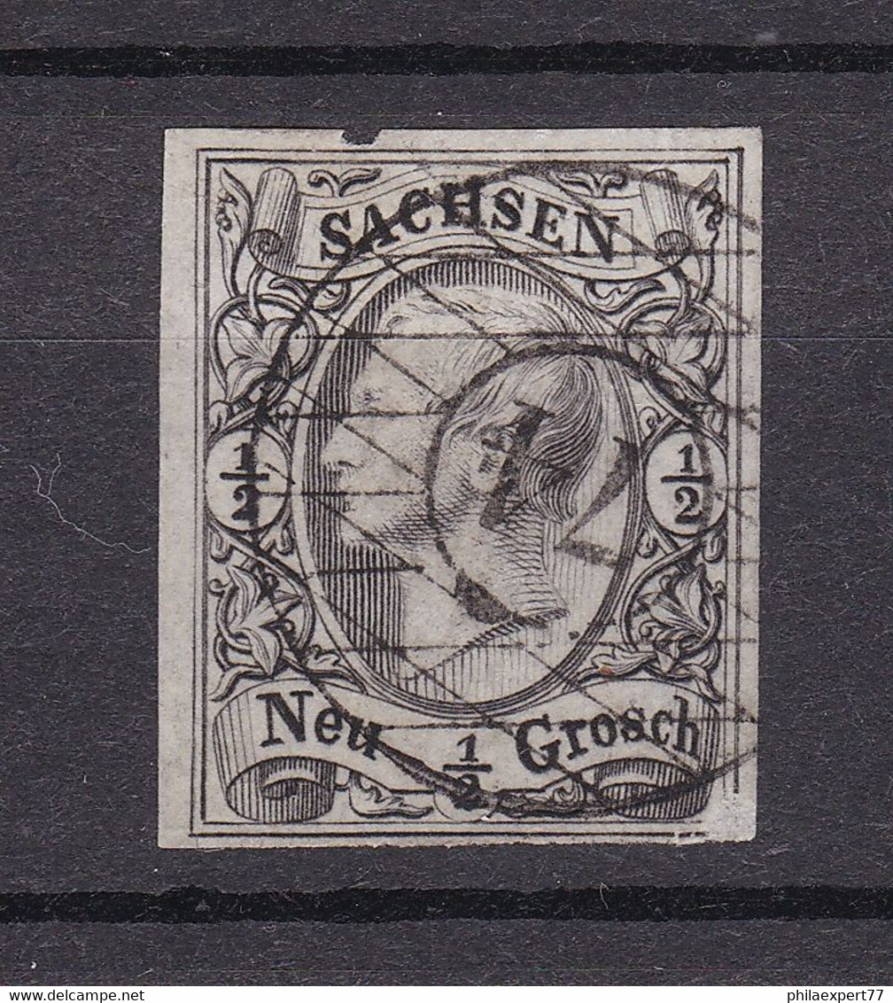 Sachsen - 1855/63 - Michel Nr. 8 - Gestempelt - Saxony