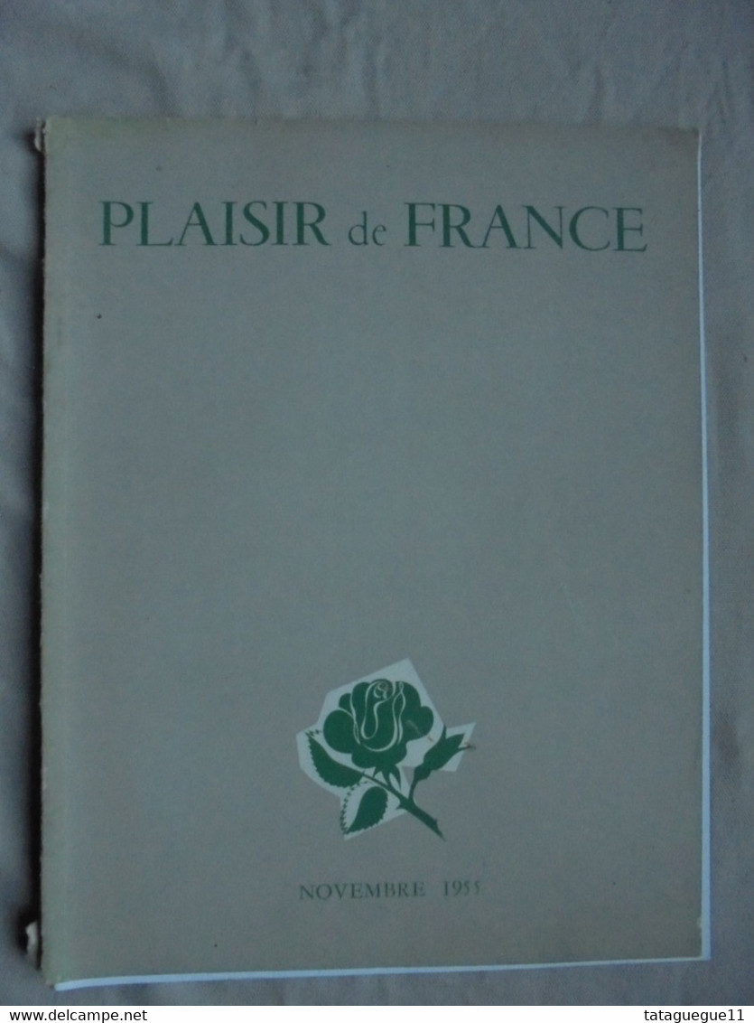 Ancien - Revue "Plaisir De France" Novembre 1955 - Huis & Decoratie