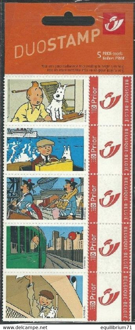 DUOSTAMP** / MYSTAMP**-  Tintin - Vacances  / Kuifje – Vakantie / Tim - Urlaub / (Hergé) - Philabédés (comics)