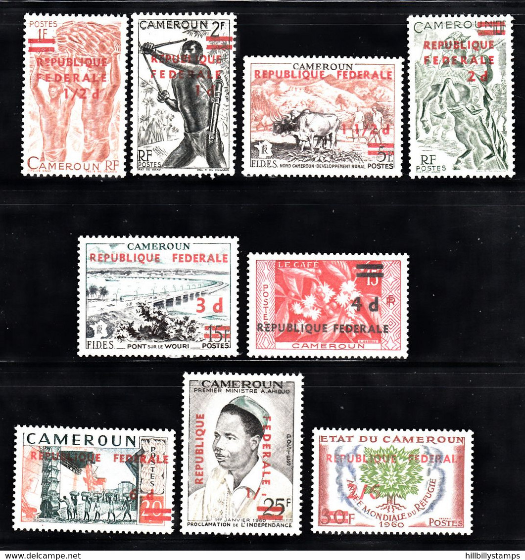 CAMEROUN    SCOTT NO. 343-51    MNH    YEAR  1961 - Cameroun (1960-...)