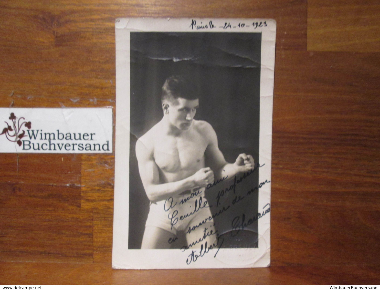 Original Autographe Albert Tharaud Boxing /// Autogramm Autograph Signiert Signed Signee - Other & Unclassified