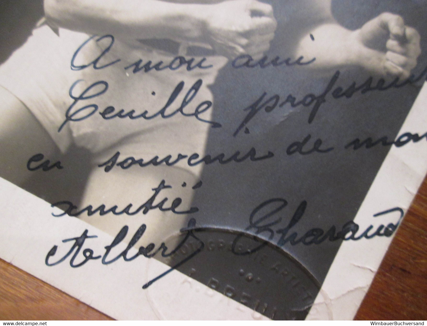 Original Autographe Albert Tharaud Boxing /// Autogramm Autograph Signiert Signed Signee - Other & Unclassified