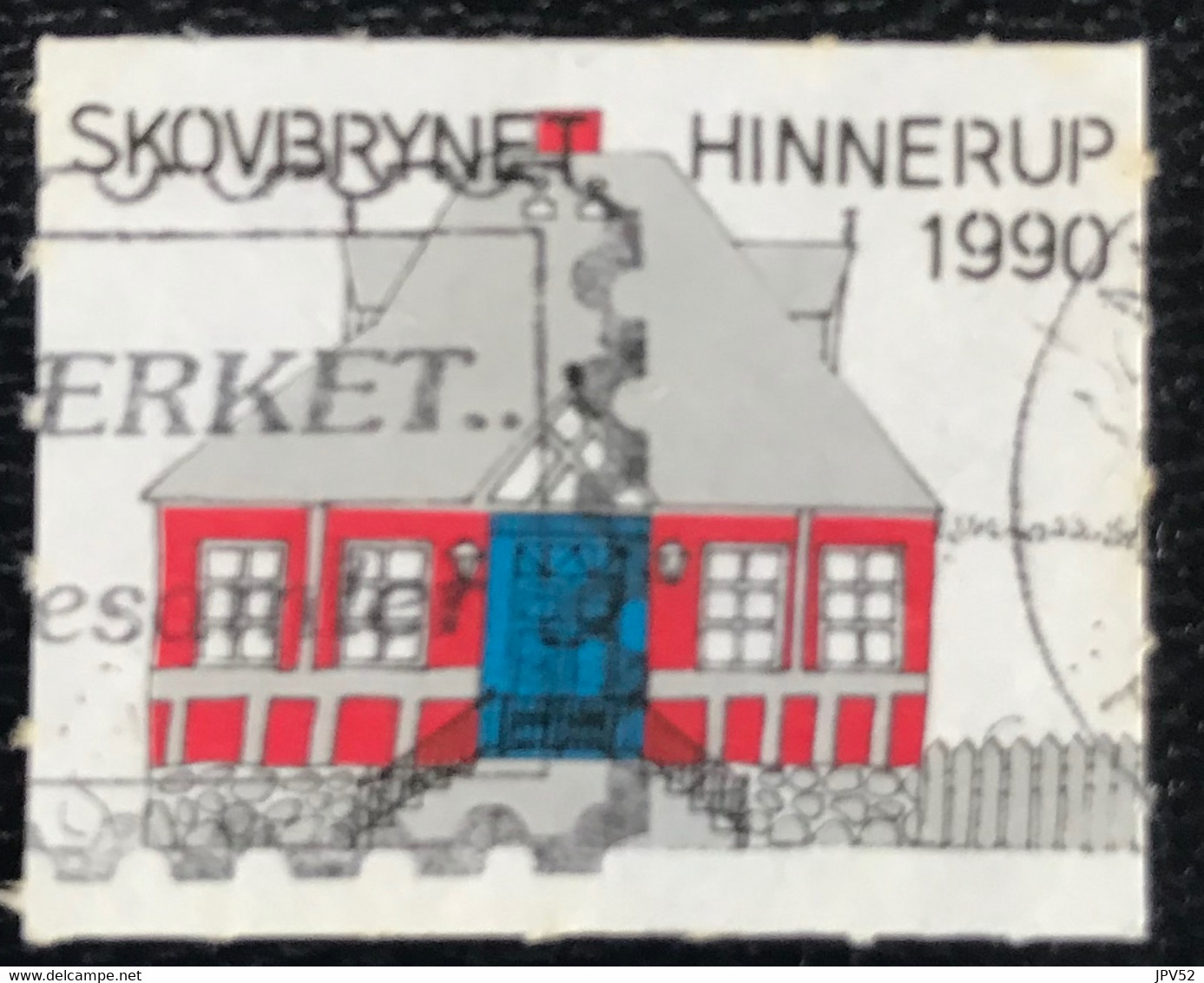 Denmark- P4/29 - (°)used - 1990 - Skovbryne Hinnerup - Variétés Et Curiosités