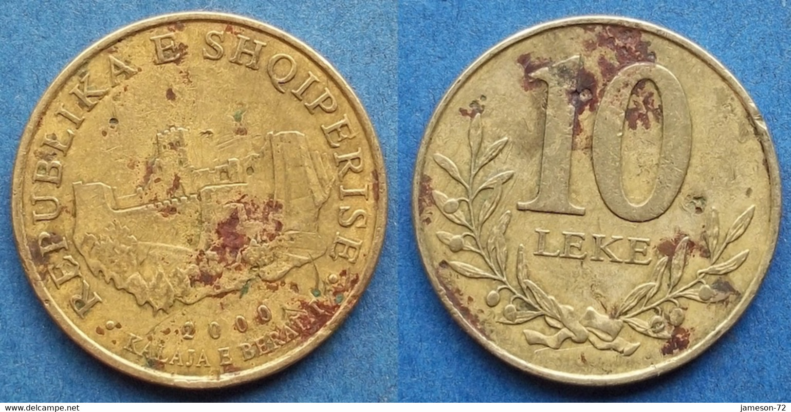 ALBANIA - 10 Leke 2000 KM# 77 Europe - Edelweiss Coins - Albania