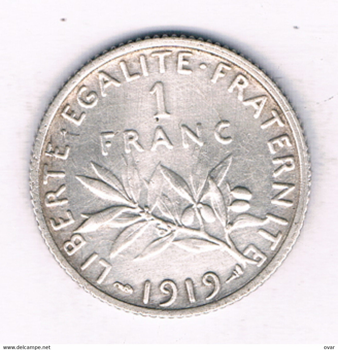 1 FRANC 1919  FRANKRIJK /9682// - Sonstige & Ohne Zuordnung