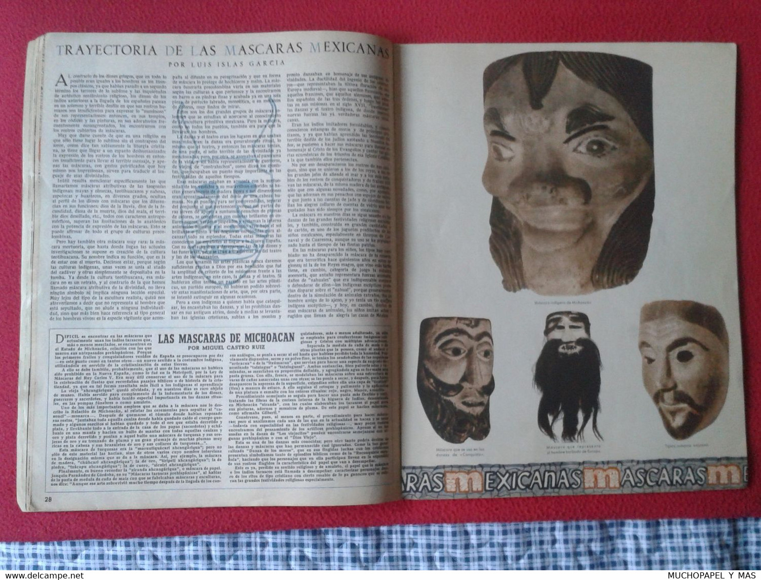 SPAIN ESPAGNE REVISTA MAGAZINE MUNDO HISPÁNICO AÑO III NÚM. 23 FEBRERO DE 1950, 60 PÁGINAS TOROS, ESTUDIANTINA CORTES...