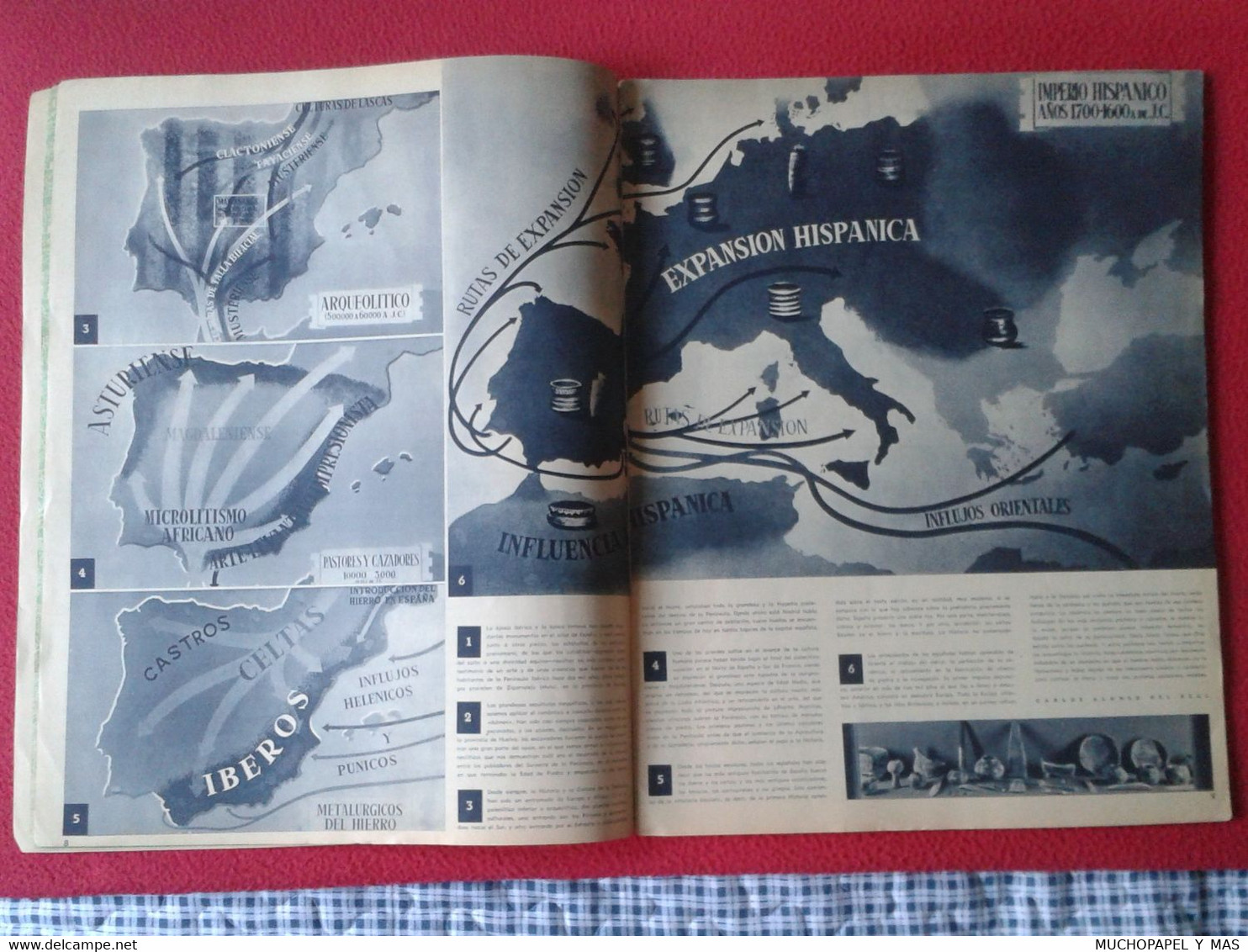 SPAIN ESPAGNE REVISTA MAGAZINE MUNDO HISPÁNICO AÑO III NÚM. 23 FEBRERO DE 1950, 60 PÁGINAS TOROS, ESTUDIANTINA CORTES...