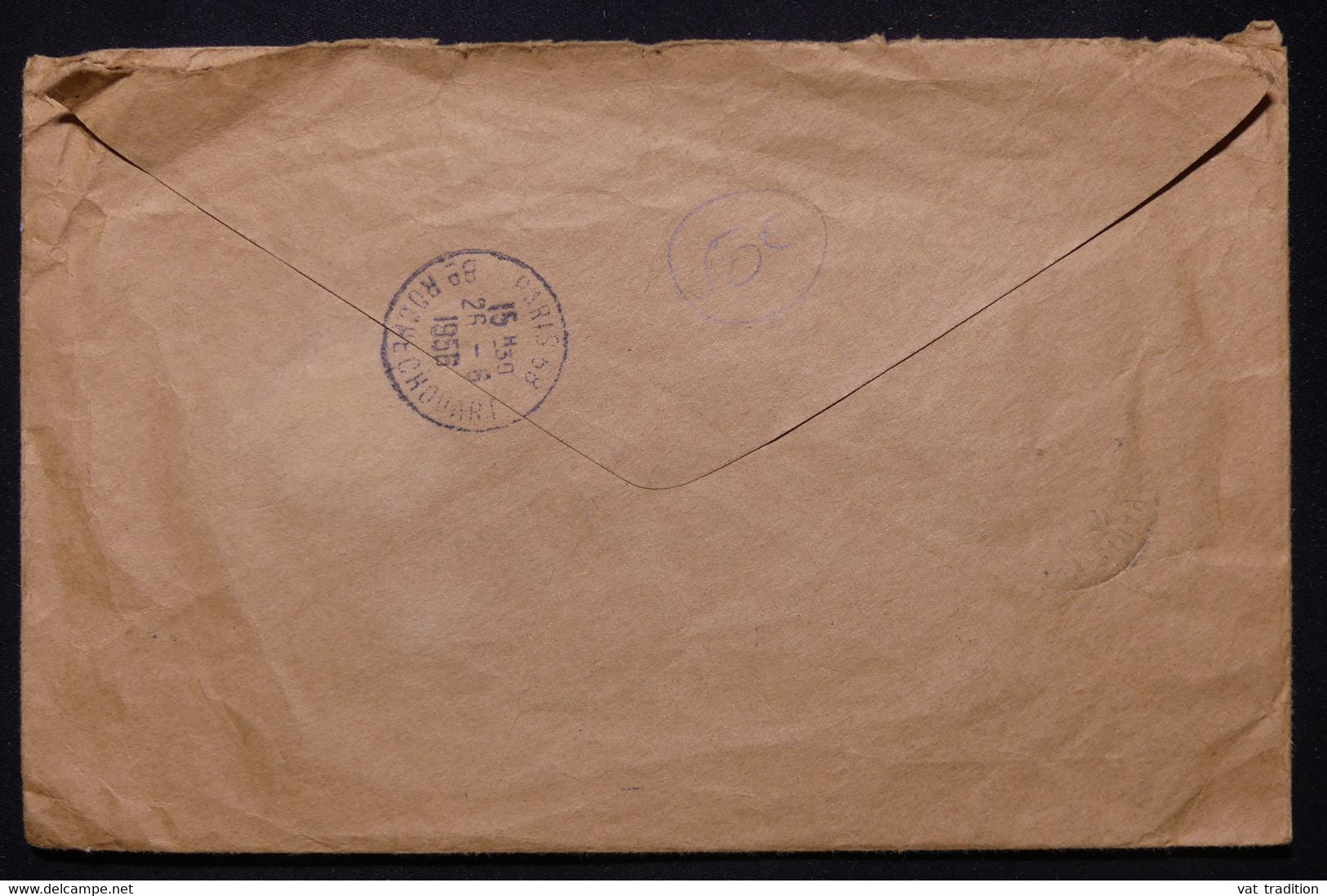 U.R.S.S. - Enveloppe Commerciale De Moscou En Recommandé Pour Paris En 1956 - L 80162 - Brieven En Documenten