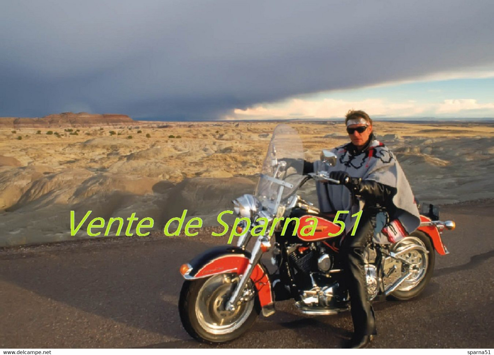 Johnny Hallyday - Harley Rouge - Road Trip De 90 Celui Avec Adeline -  Affiche A3 Plastifiée - Affiches & Posters