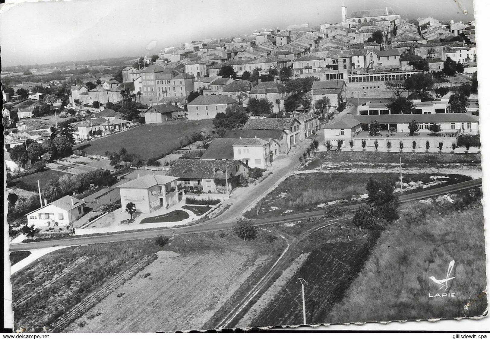 - MONFLANQUIN -  Vue Générale  Aérienne - Monflanquin