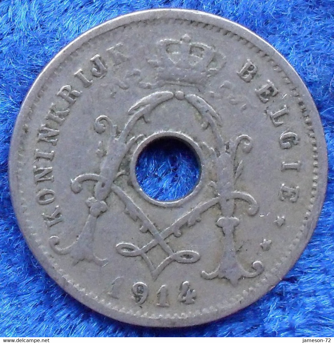 BELGIUM - 5 Centimes 1914 Flemish KM#67 Albert I (1909-1934) - Edelweiss Coins - Unclassified