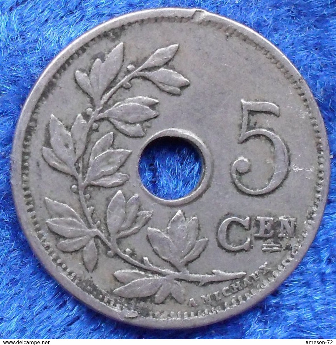 BELGIUM - 5 Centimes 1914 Flemish KM#67 Albert I (1909-1934) - Edelweiss Coins - Unclassified