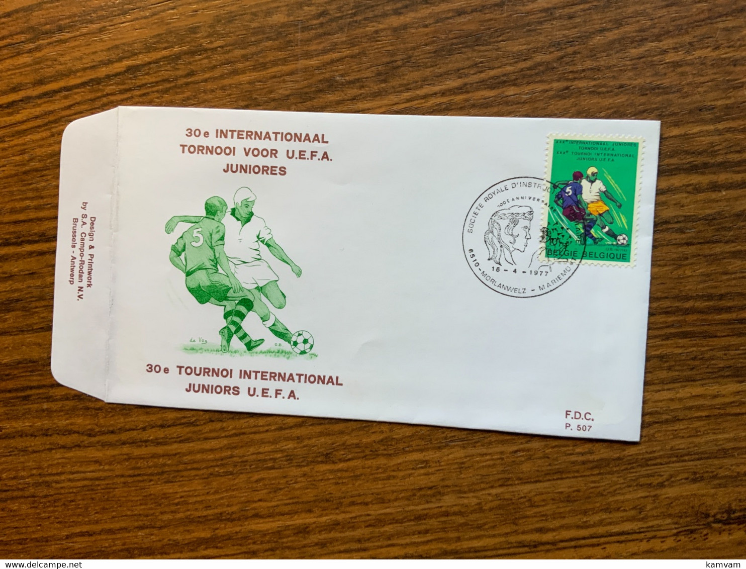 FDC 1851 UEFA Voetbal Football - Non Classés