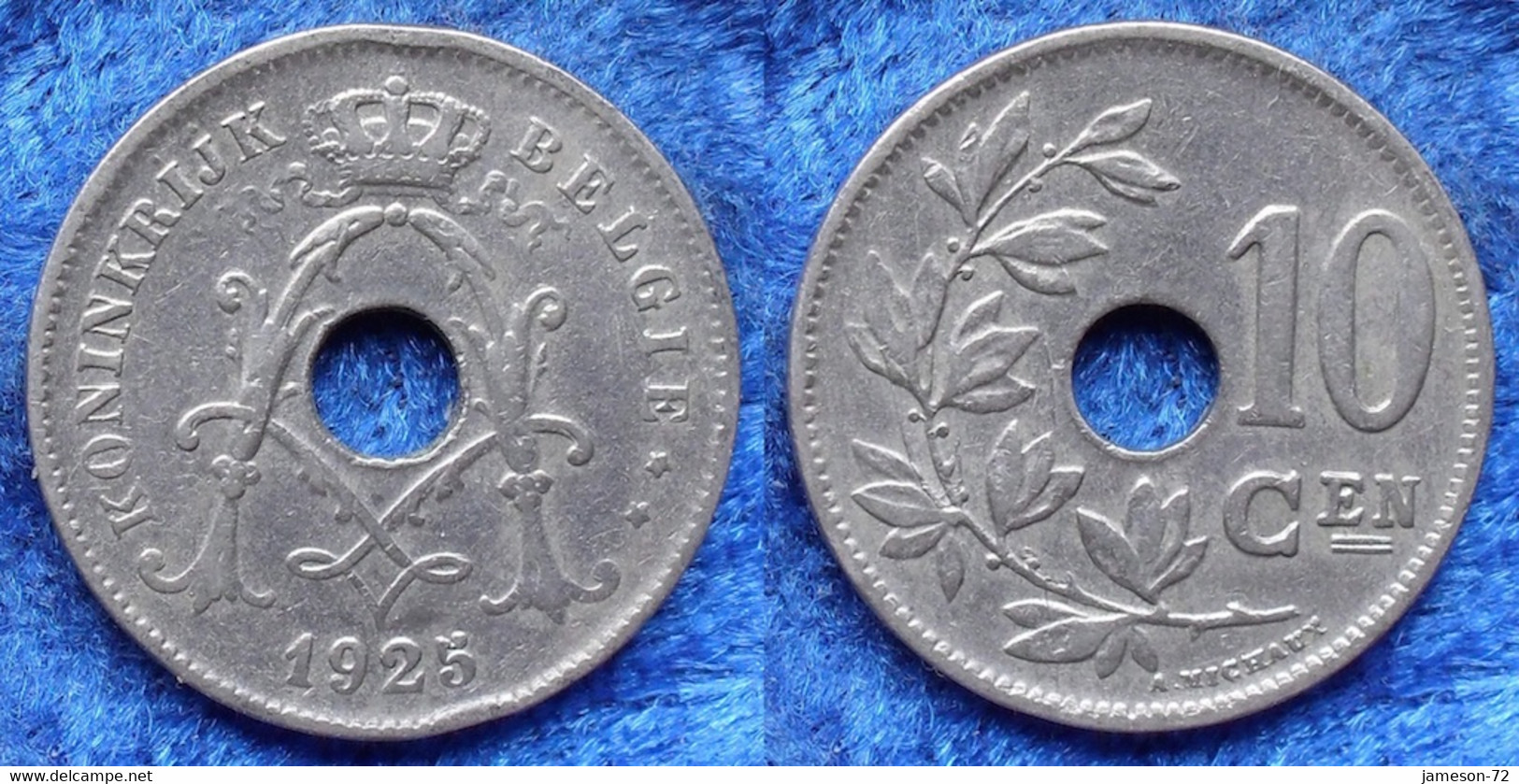 BELGIUM - 10 Centimes 1925 Flemish KM#86 Albert I (1909-1934) - Edelweiss Coins - Zonder Classificatie