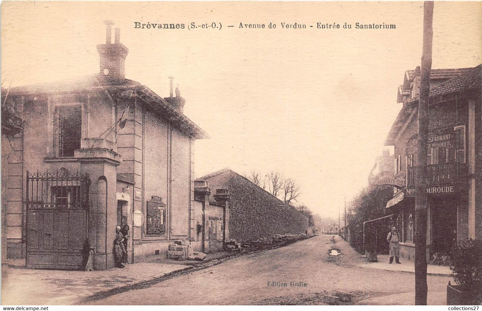 94-LIMEIL-BREVANNES-AVENUE DE VERDUN ENTREE DU SANATORIUM - Limeil Brevannes