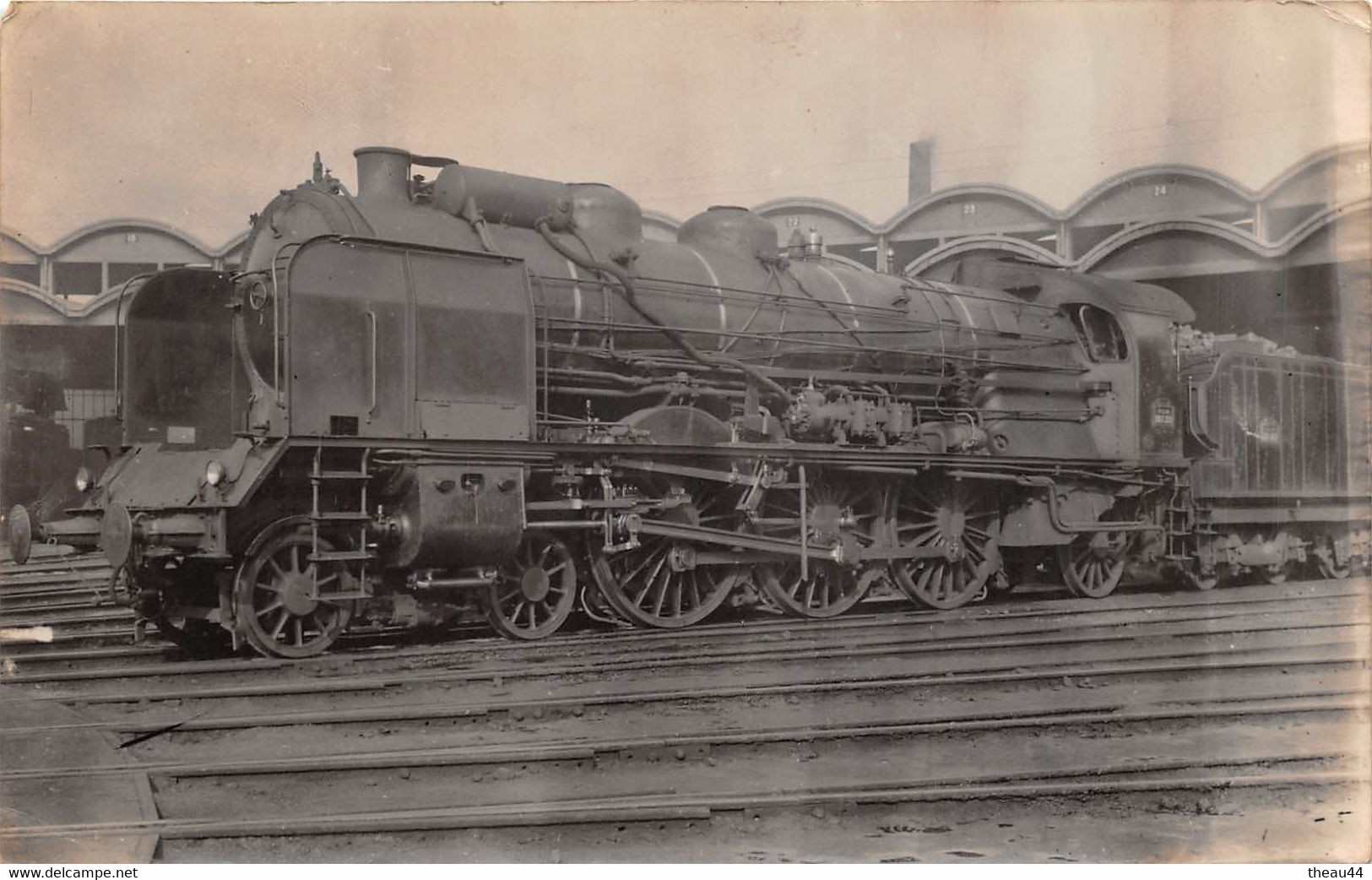 ¤¤    -  Cliché D'une  Locomotive En Gare    -   Voir Description      -  ¤¤ - Equipment