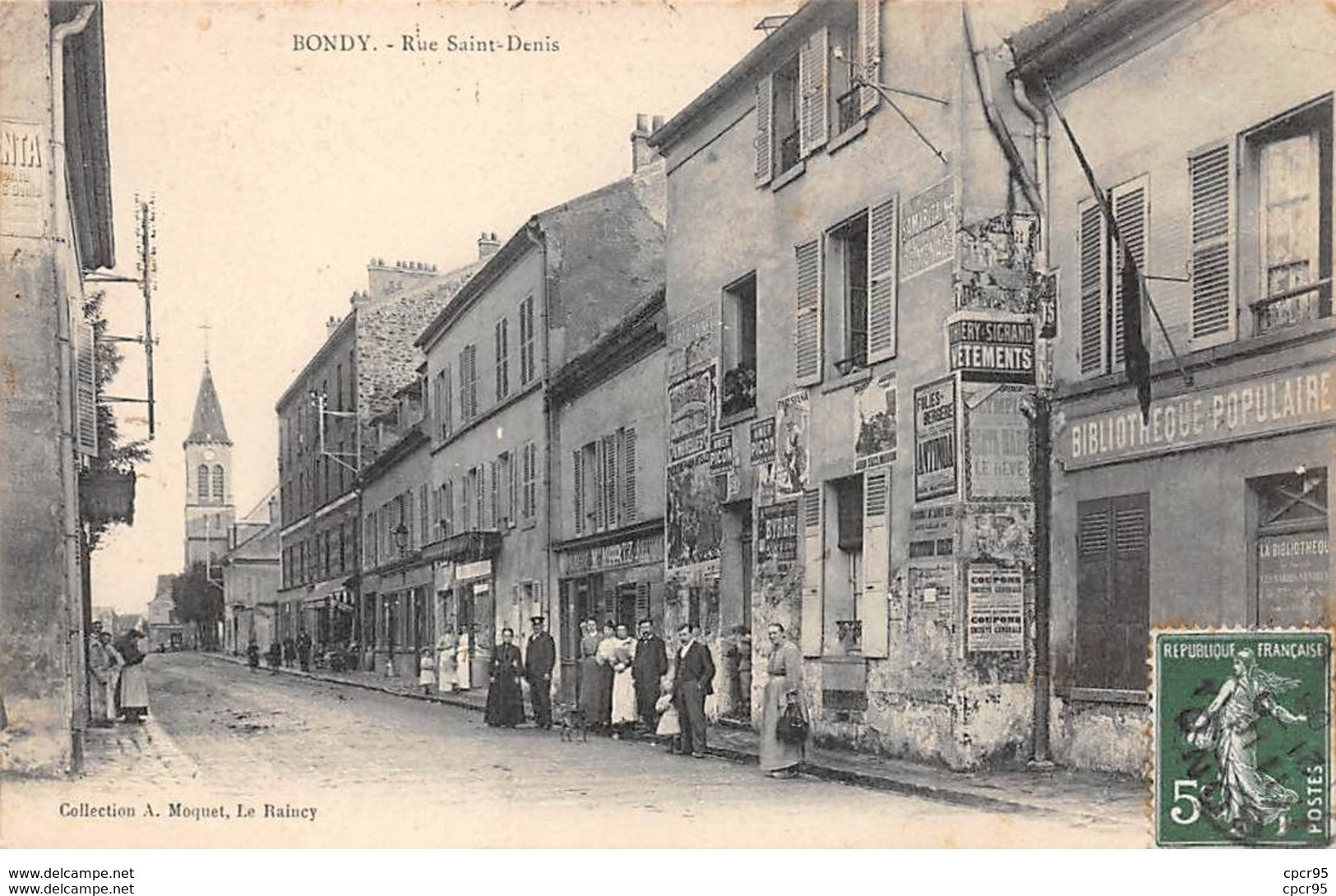 93 - N°111742 - Bondy - Rue Saint-Denis - Bondy