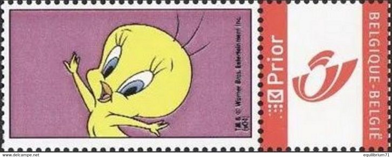 DUOSTAMP** / MY STAMP** - Bugs Bunny - Daffy Duck - Bip Bip - Titi - Grosminet - Porky Pig - Looney Tunes - Warner-Bros