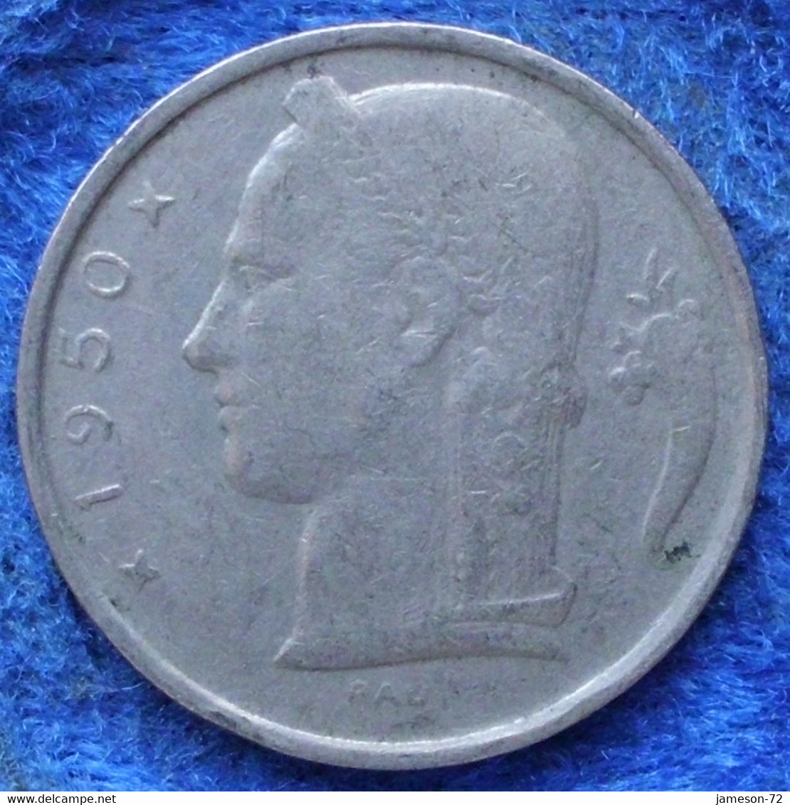 BELGIUM - 5 Francs 1950 French KM#134.1 Leopold III (1934-50) - Edelweiss Coins - Non Classés