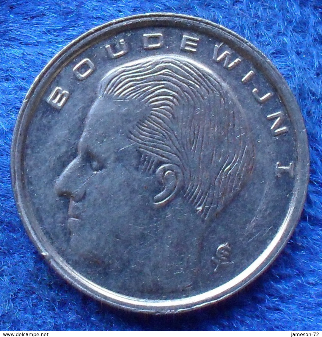 BELGIUM - 1 Franc 1989 Flemish KM#171 Baudouin I (1951-1993) - Edelweiss Coins - Sin Clasificación