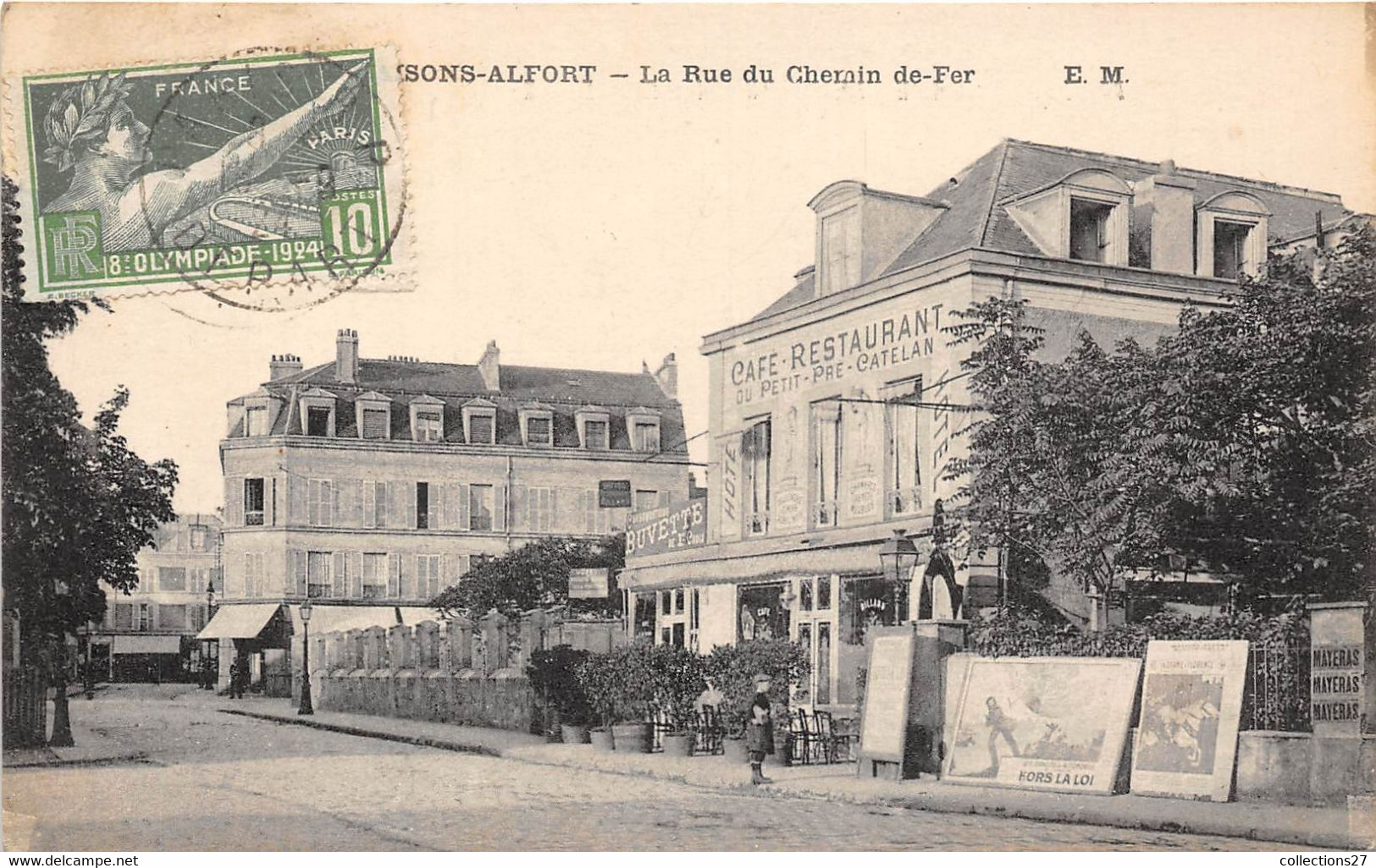 94-MAISON-ALFORT- LA RUE DU CHEMIN DE FER - Maisons Alfort