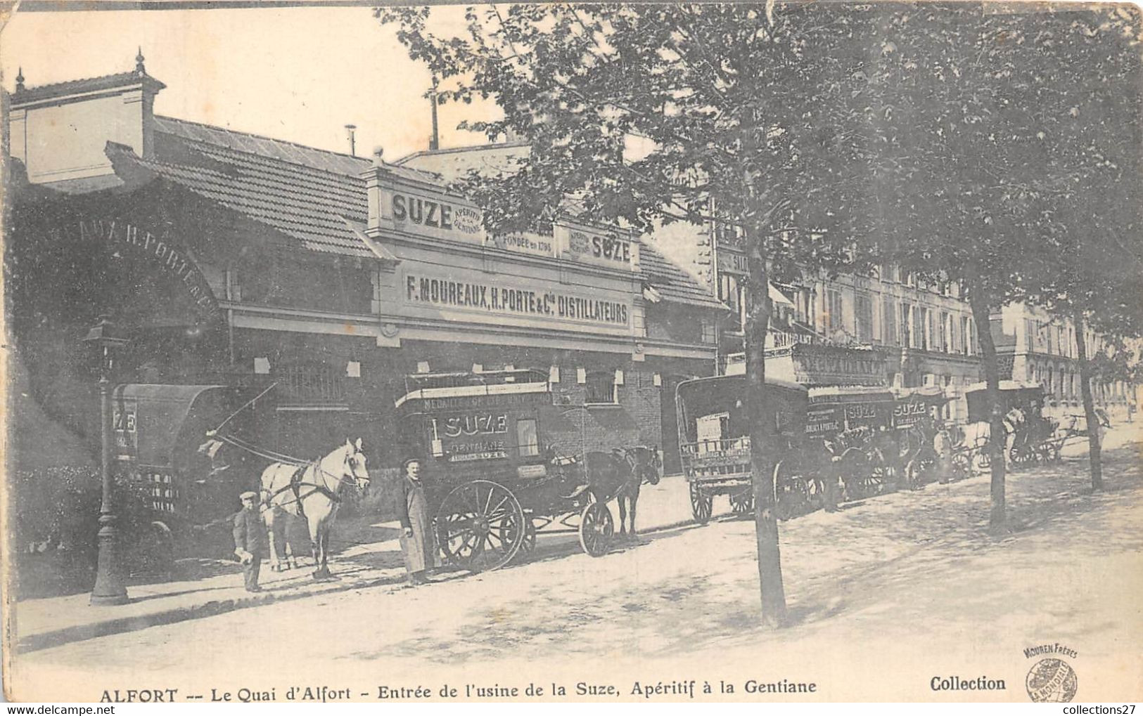 94-MAISON-ALFORT- ENTREE DE L'USINE DE LA SUZE- APERITIF A LA GENTIANE - Maisons Alfort