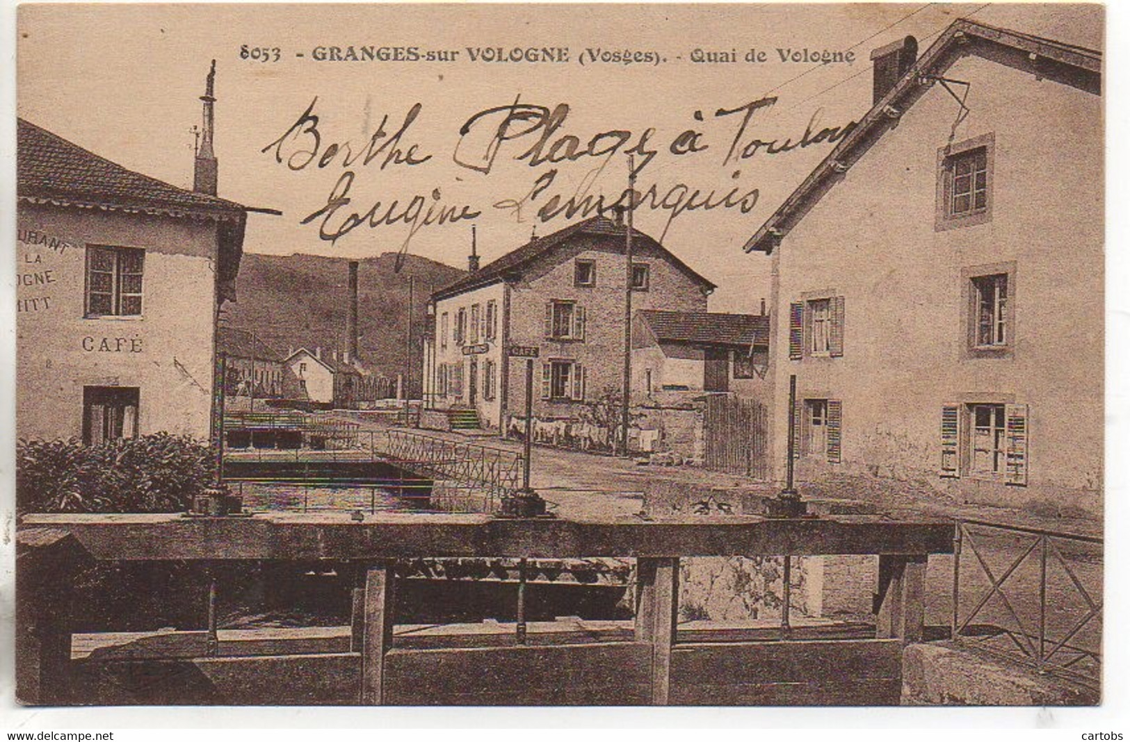 88 GRANGES-sur-VOLOGNE   Quai De Vologne - Granges Sur Vologne