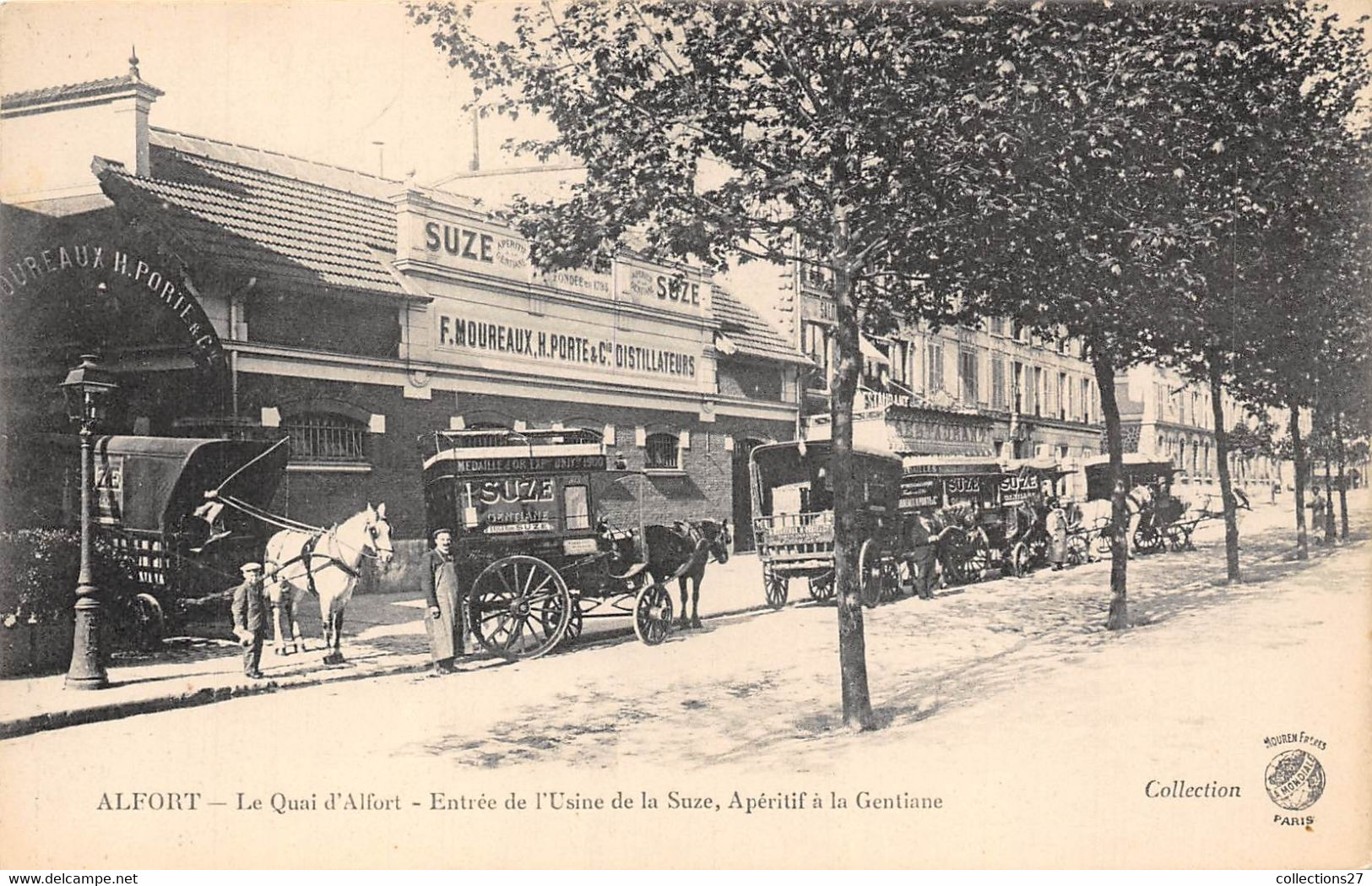 94-MAISON-ALFORT- ENTREE DE L'USINE DE LA SUZE APERITIF A LA GENTIANE - Maisons Alfort