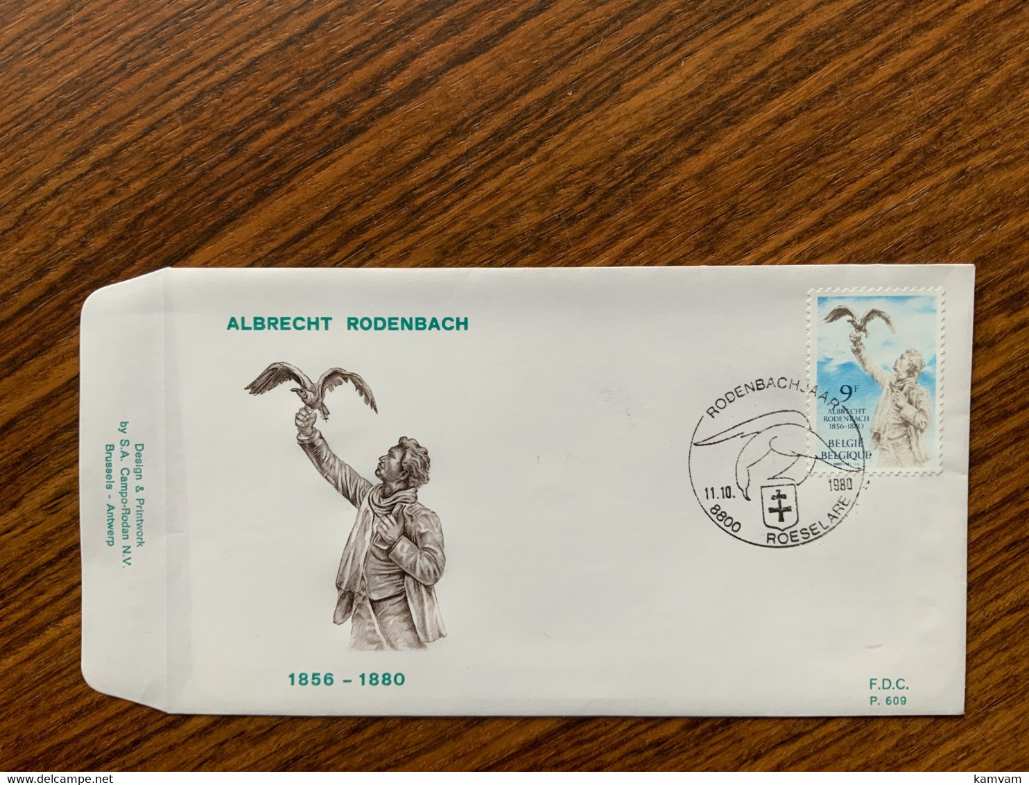 FDC 1993 Albrecht Rodenbach Meeuw Mouette - Unclassified