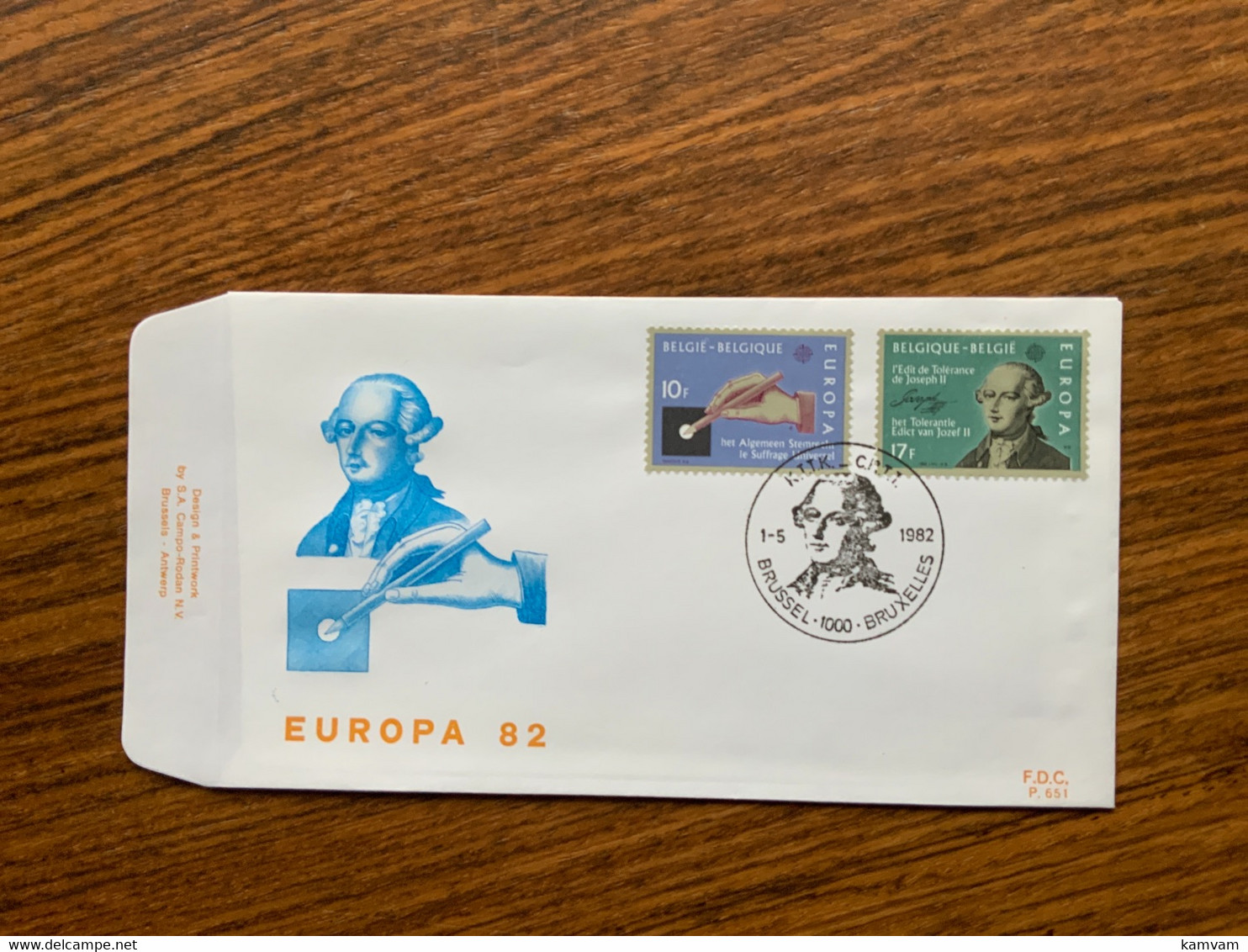 FDC 2048/9 Europa Cept Suffrage Universel Edit De Tolerance - Ohne Zuordnung