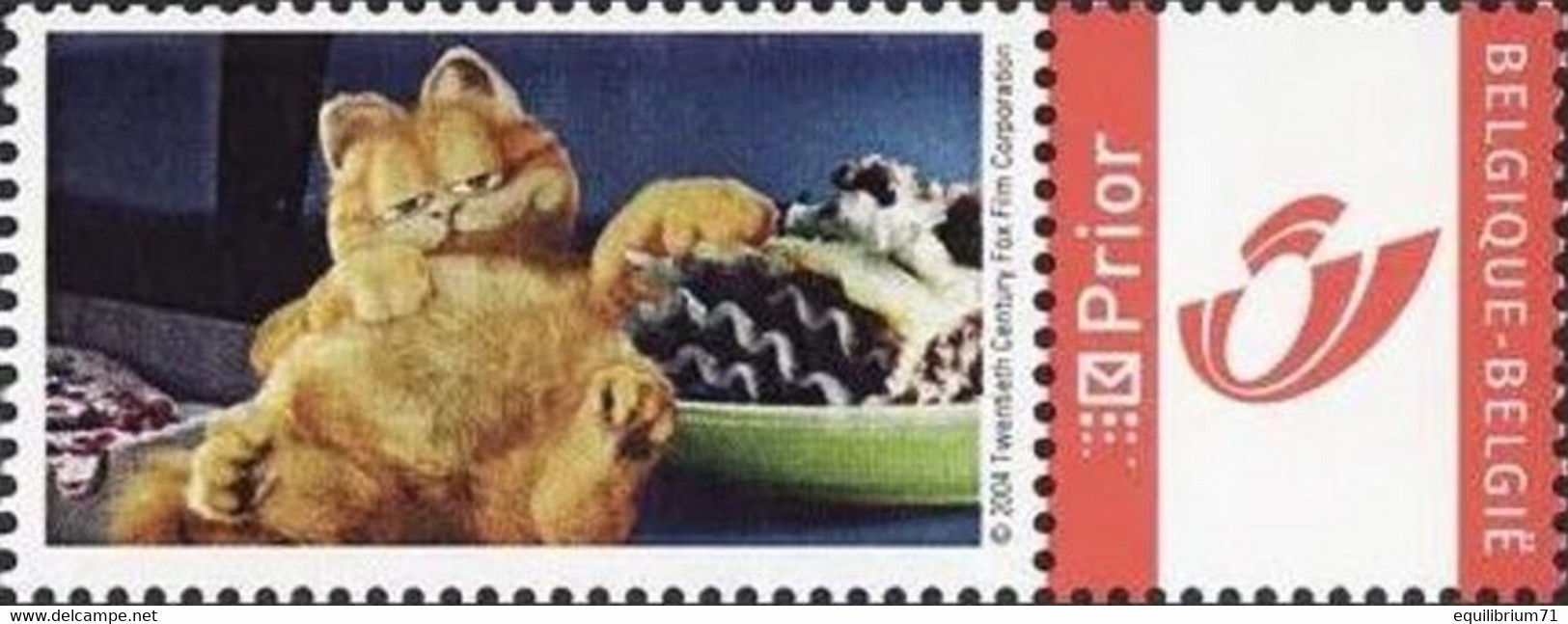 DUOSTAMP** / MY STAMP** - Garfield - Garfield The Movie - Chat / Kat / Katze / Cat - Mint