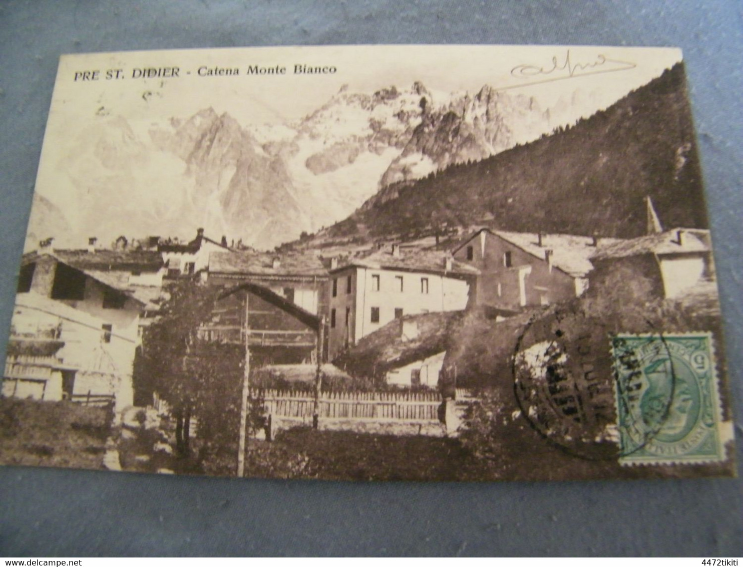 CPA - Italie - Pré St Saint Didier - Catena Monte Bianco - 1912 - SUP - (EF 53) - Other & Unclassified