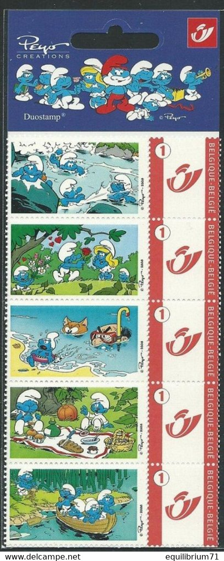 DUOSTAMP** / MY STAMP** - 50 Ans Des Schtroumpfs (2) / 50 Jaar De Smurfen (2) - Schlumpf - Smurf, Smurfy - Mint