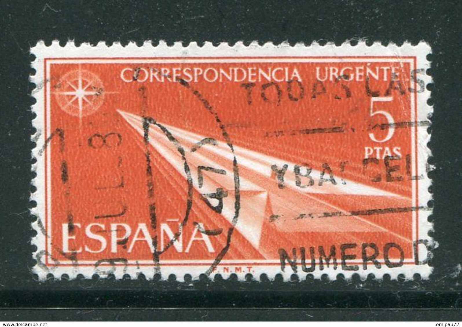 ESPAGNE- Express Y&T N°34- Oblitéré - Correo Urgente