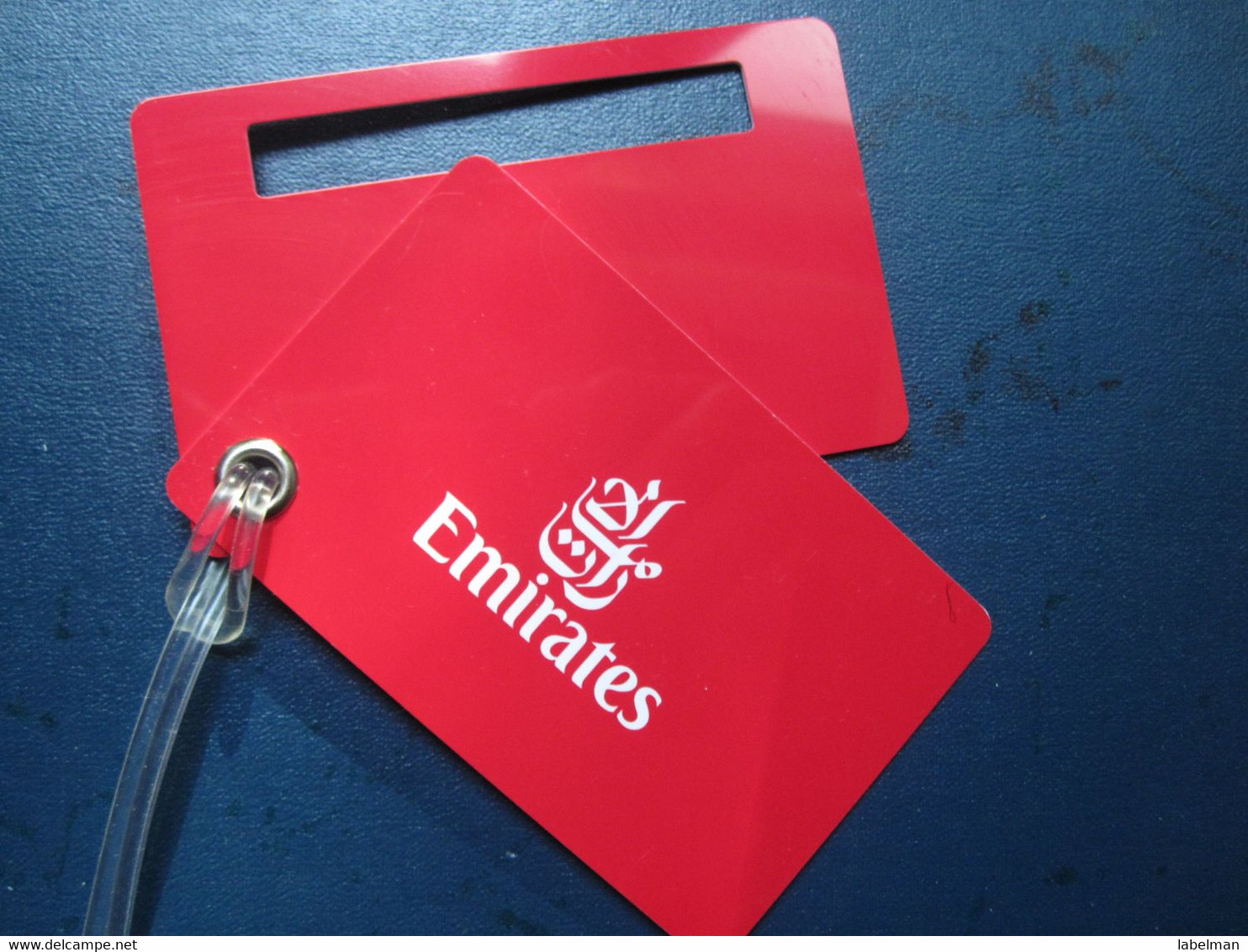 EMIRATES UAE UNITED ARABS CARD WELCOME TICKET AIRWAYS AIRLINE STICKER LABEL TAG LUGGAGE BUGGAGE PLANE AIRCRAFT AIRPORT - Monde