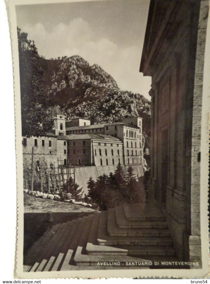 Cartolina Avellino Santuario Di Montevergine 1958 - Avellino