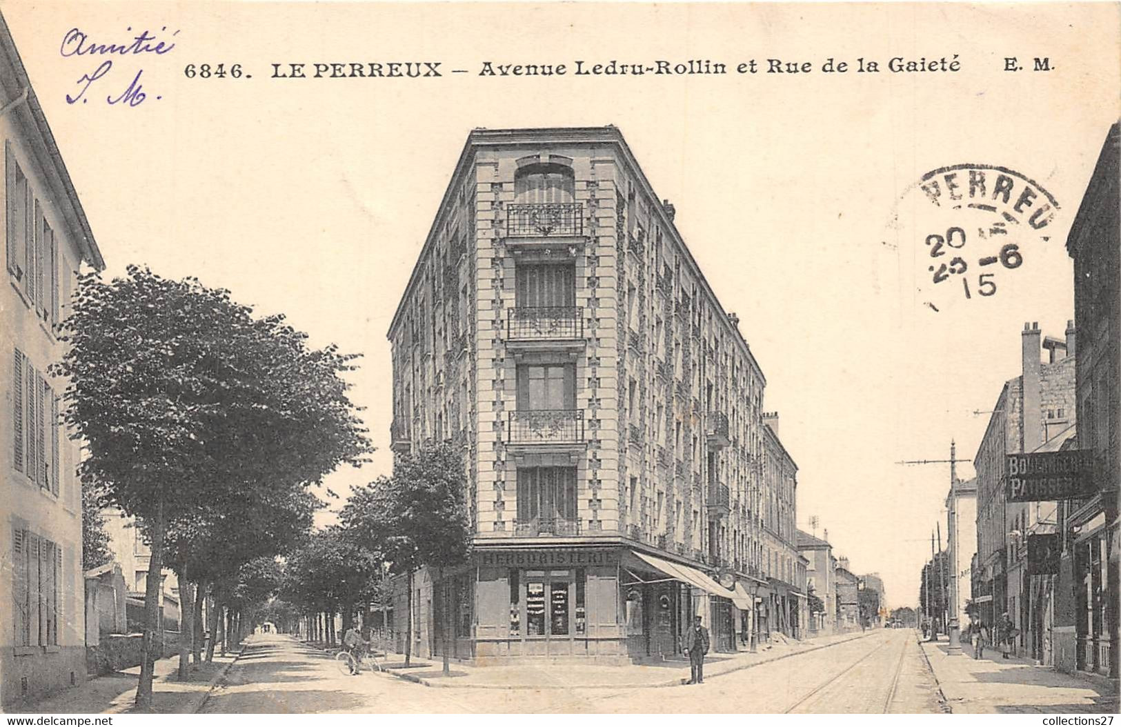 94-LE-PERREUX-AVENUE LEDRU-ROLLIN ET RUE DE LA GAIETE - Le Perreux Sur Marne