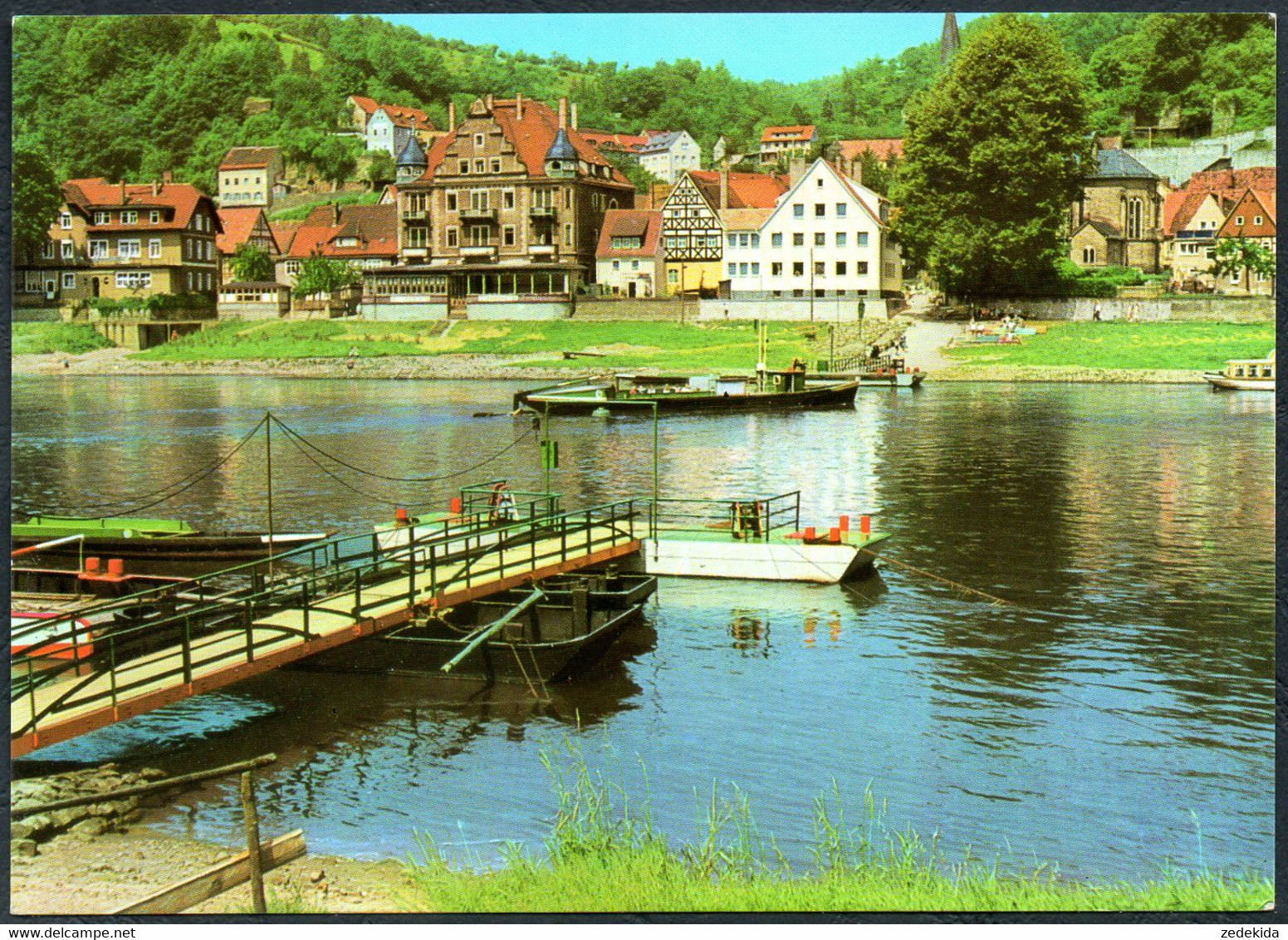 E5119 - TOP Wehlen Fähre - VEB Bild Und Heimat Reichenbach - Wehlen